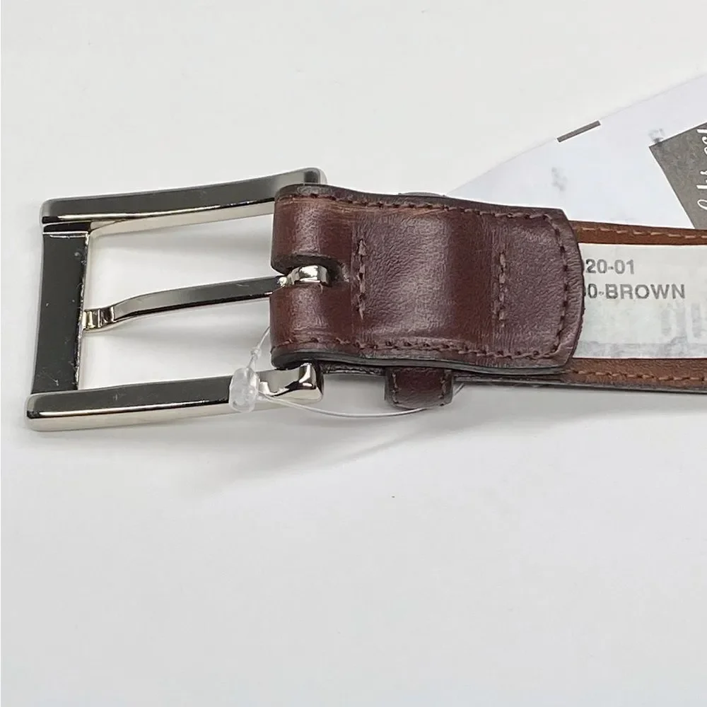 Saks Fifth Avenue Brown Leather Belt size 44